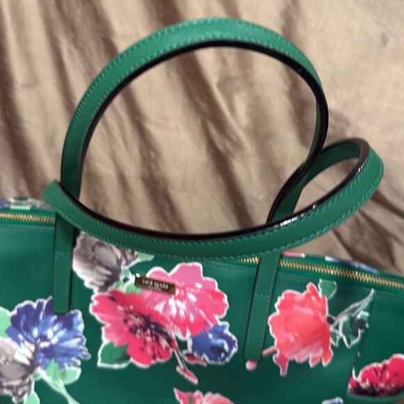 Kate Spade Adaira Weekender Or Diaper Bag In Sprout Green - Picture 11 of 11